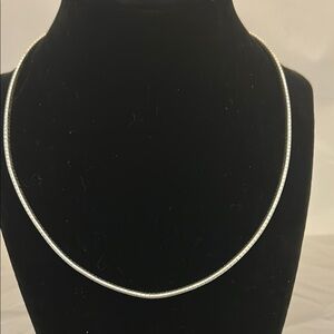 Omega Thin 18 Inch Necklace